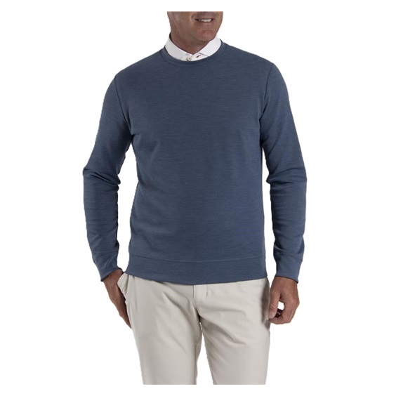 KJUS Essentials Crew Neck pánská mikina, riverbank/atlanta blue