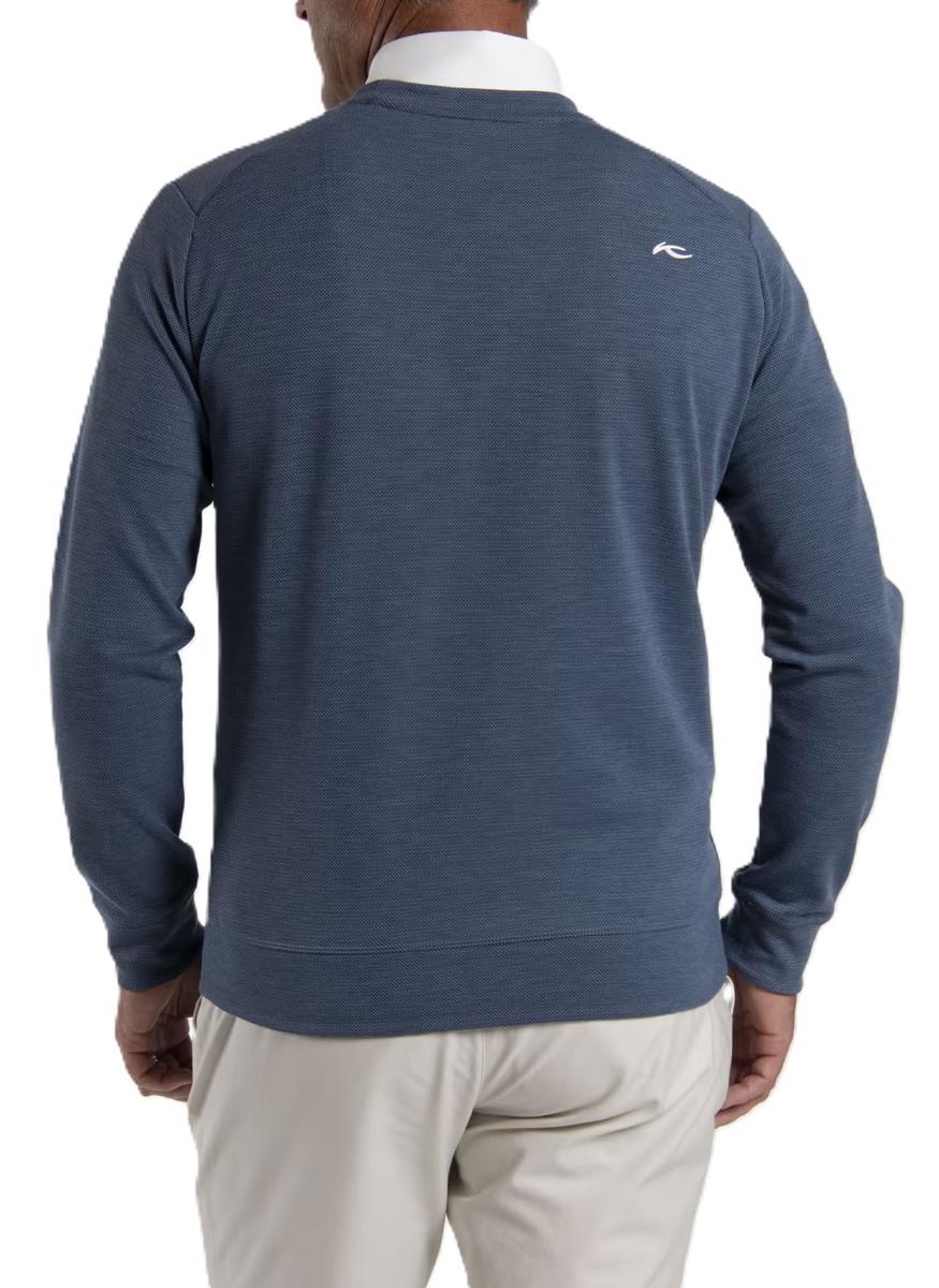KJUS Essentials Crew Neck pánská mikina, riverbank/atlanta blue
