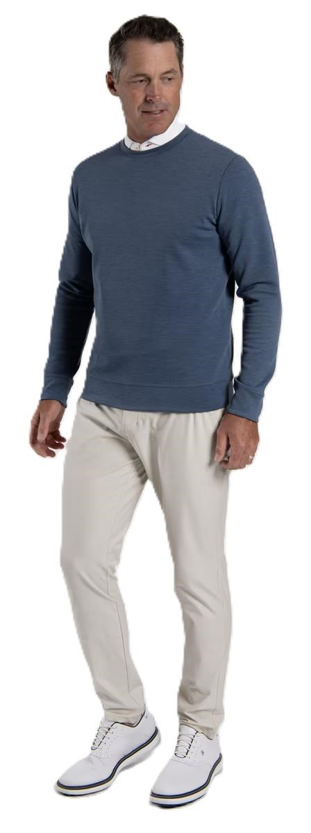 KJUS Essentials Crew Neck pánská mikina, riverbank/atlanta blue
