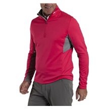KJUS Hydraulic Midlayer Half-Zip pánská mikina, rhubarb/pewter