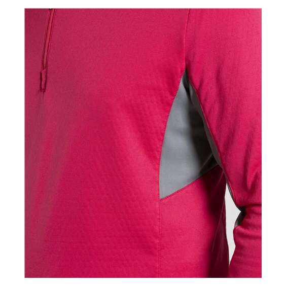 KJUS Hydraulic Midlayer Half-Zip pánská mikina, rhubarb/pewter