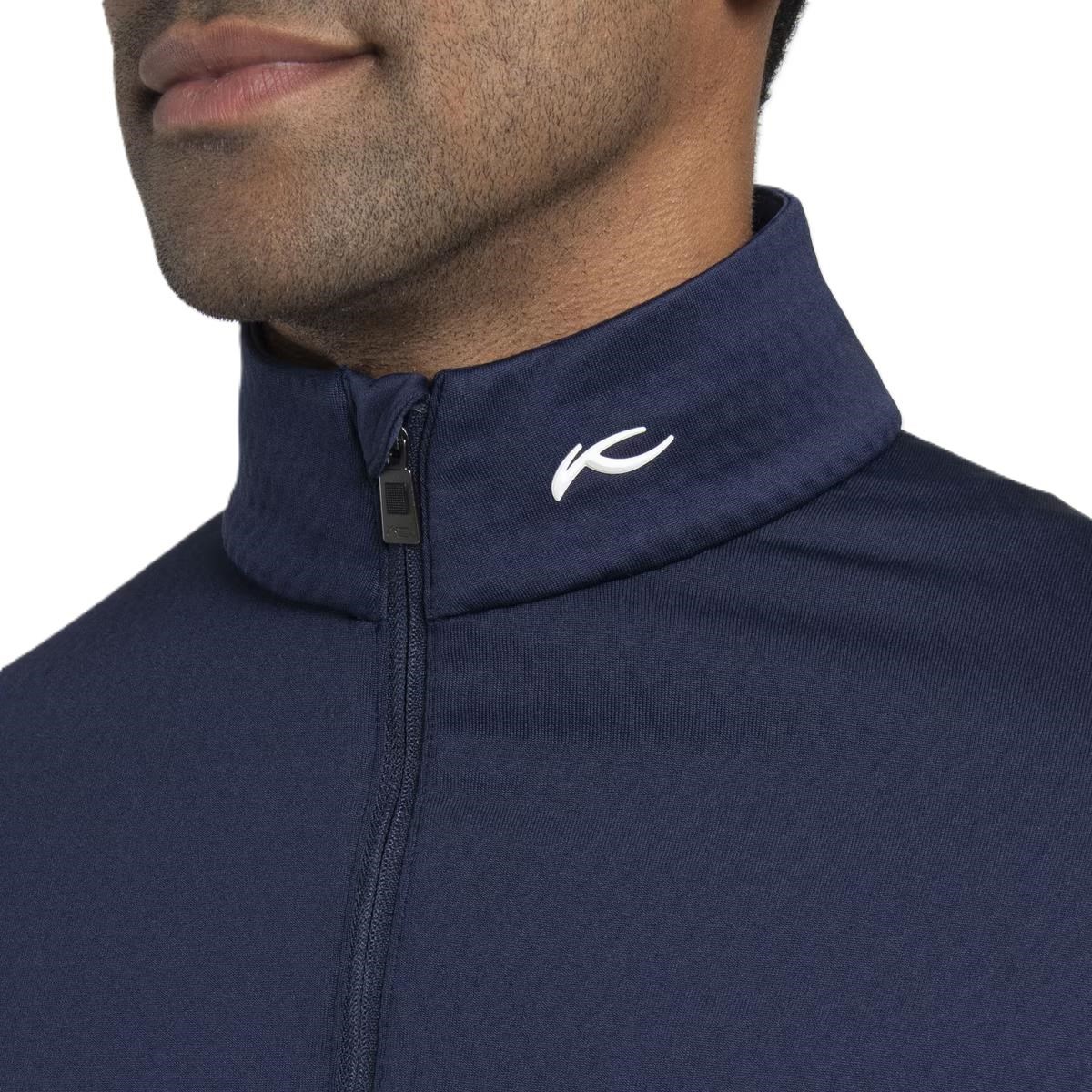 KJUS Hydraulic Midlayer Half-Zip pánská mikina, atlanta blue