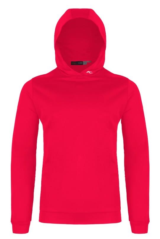 KJUS Kallen Hooded Midlayer pánská mikina, rhubarb