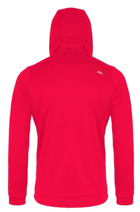 KJUS Kallen Hooded Midlayer pánská mikina, rhubarb