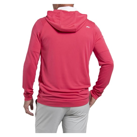 KJUS Kallen Hooded Midlayer pánská mikina, rhubarb