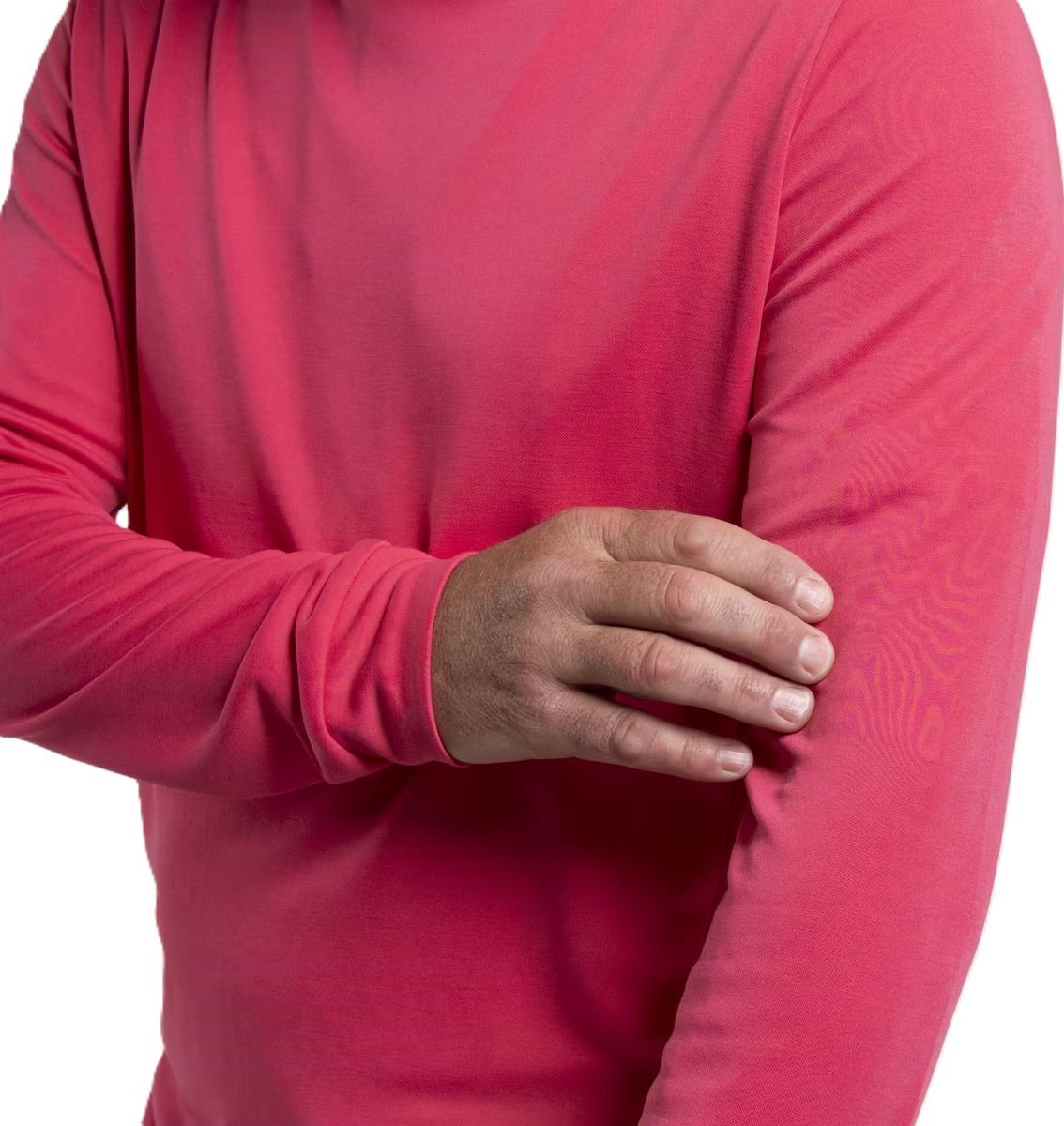 KJUS Kallen Hooded Midlayer pánská mikina, rhubarb