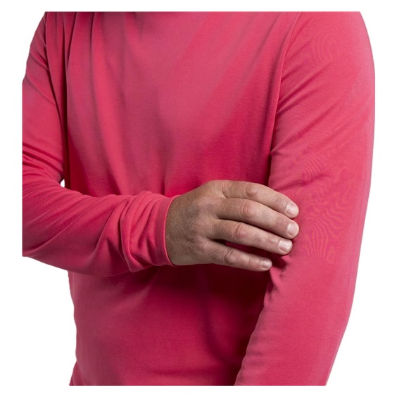 KJUS Kallen Hooded Midlayer pánská mikina, rhubarb