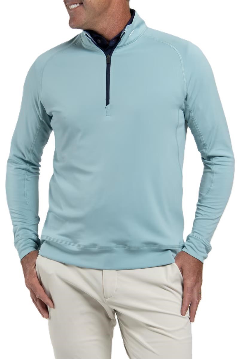 KJUS Keano Half-Zip pánská mikina, riverbank/atlanta blue