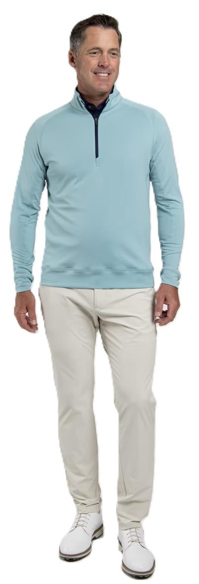 KJUS Keano Half-Zip pánská mikina, riverbank/atlanta blue