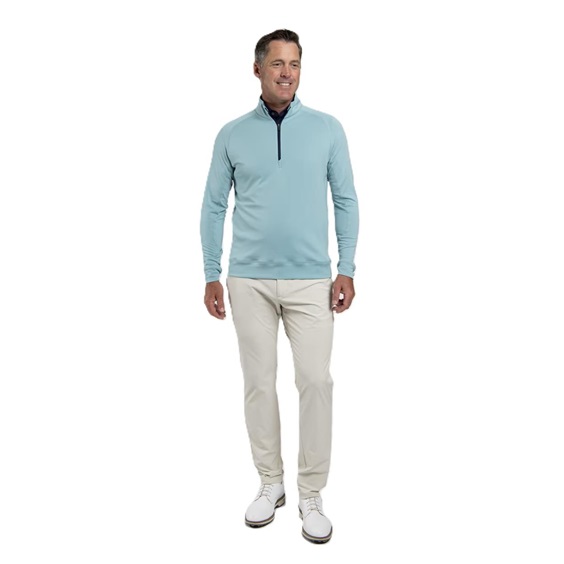 KJUS Keano Half-Zip pánská mikina, riverbank/atlanta blue