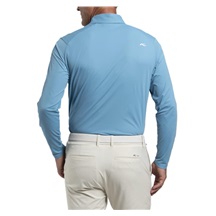 KJUS Cool Point Longsleeve pánské polo s dlouhým rukávem, atlas blue