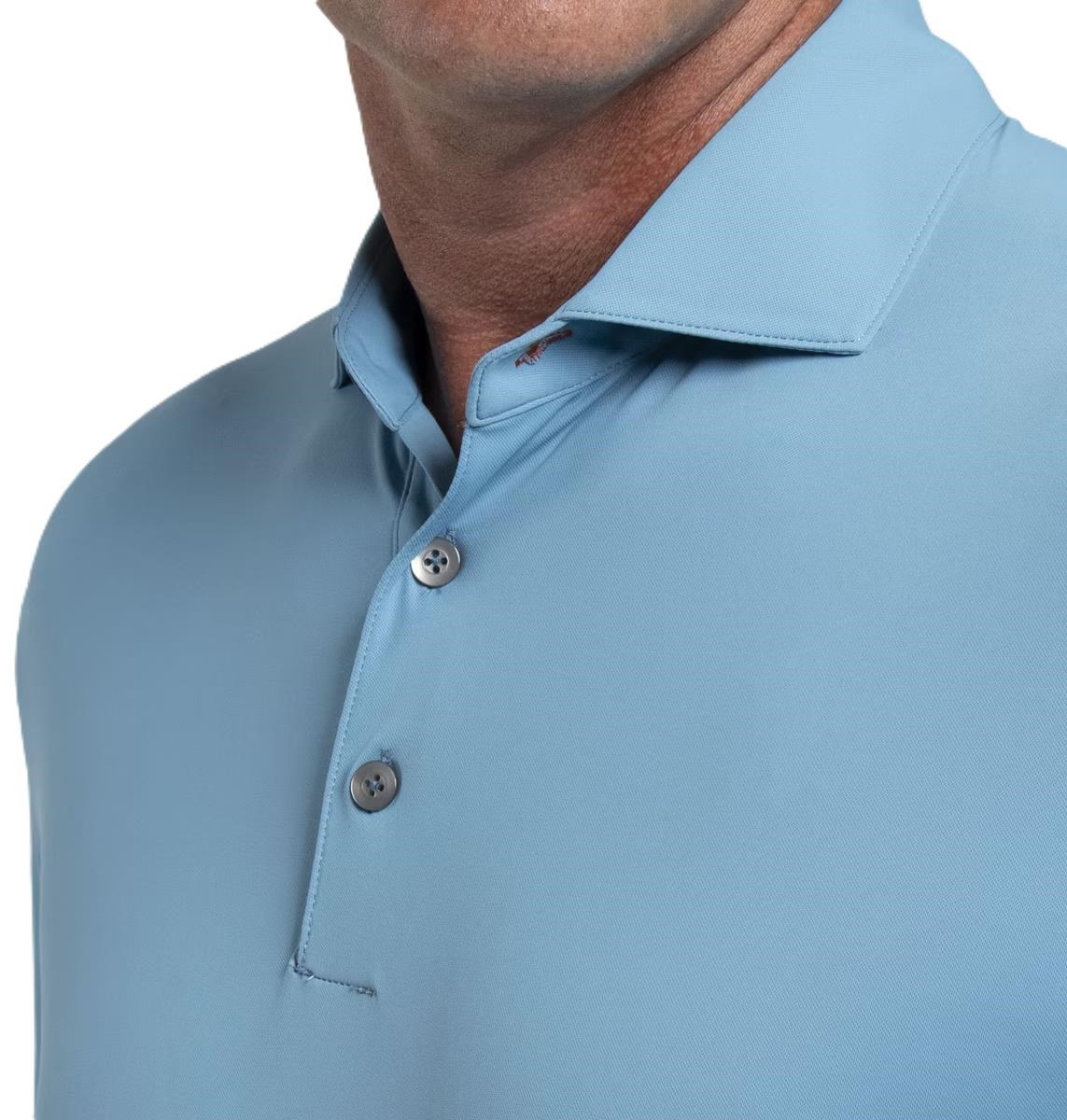 KJUS Cool Point Longsleeve pánské polo s dlouhým rukávem, atlas blue