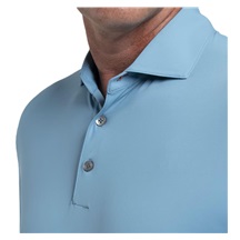 KJUS Cool Point Longsleeve pánské polo s dlouhým rukávem, atlas blue