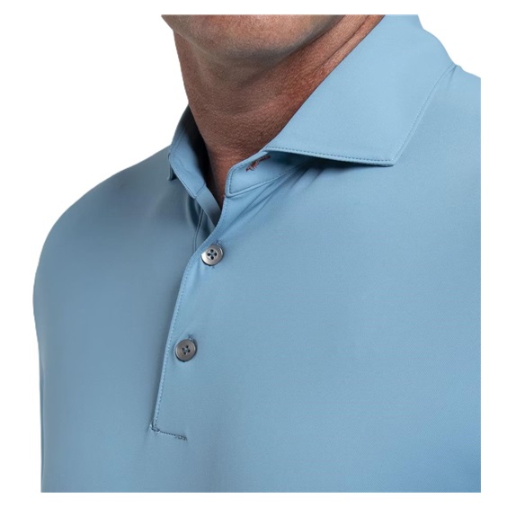 KJUS Cool Point Longsleeve pánské polo s dlouhým rukávem, atlas blue