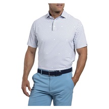 KJUS Golfer pánské polo, white/atlanta blue