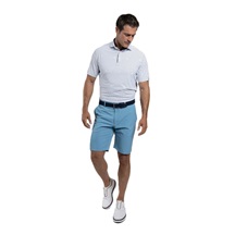KJUS Golfer pánské polo, white/atlanta blue