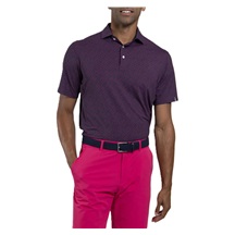 KJUS Golfer pánské polo, rhubarb/atlanta blue