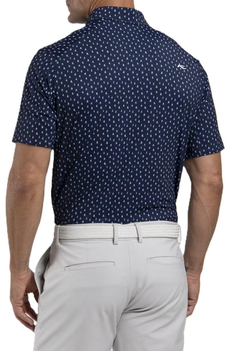 KJUS Golfer pánské polo, atlanta blue/white