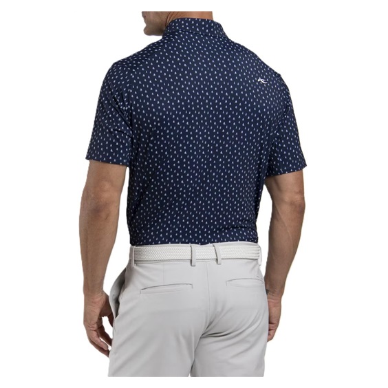 KJUS Golfer pánské polo, atlanta blue/white