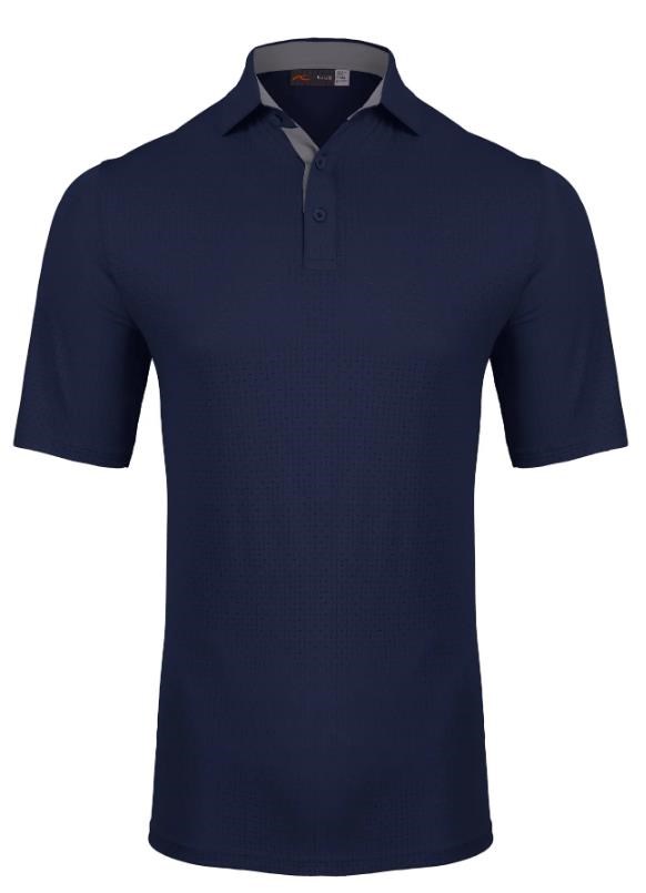 KJUS Savin Structure pánské polo, atlanta blue
