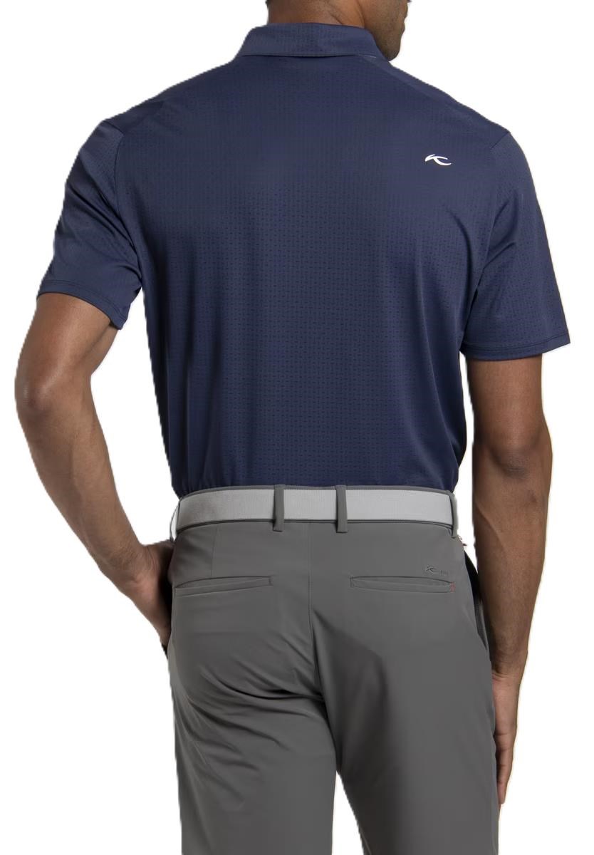 KJUS Savin Structure pánské polo, atlanta blue