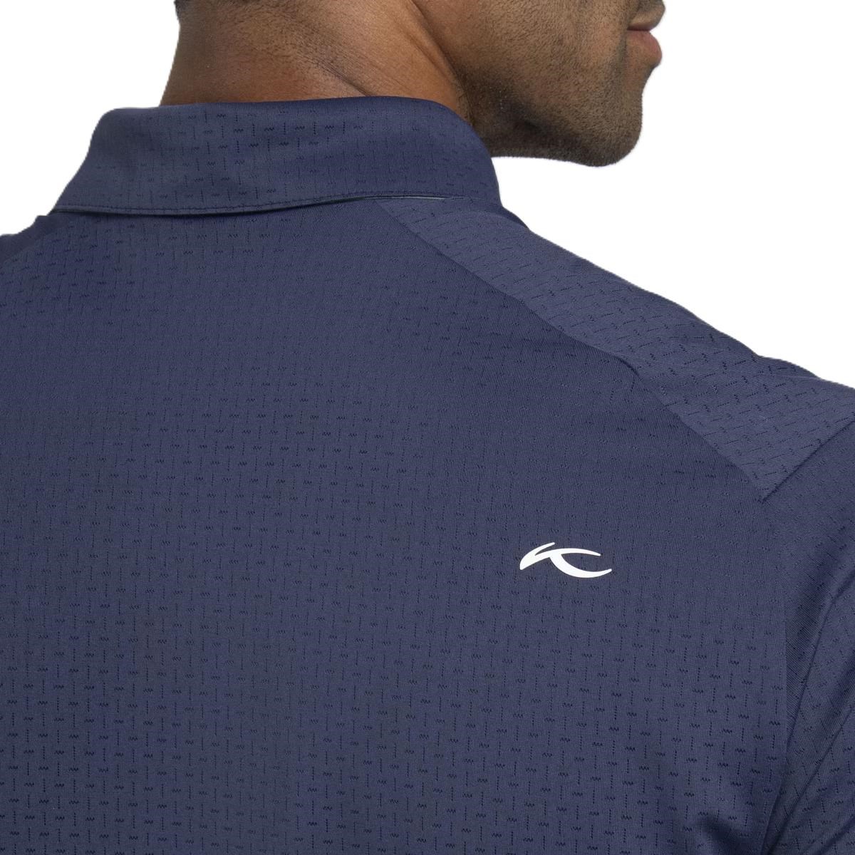 KJUS Savin Structure pánské polo, atlanta blue