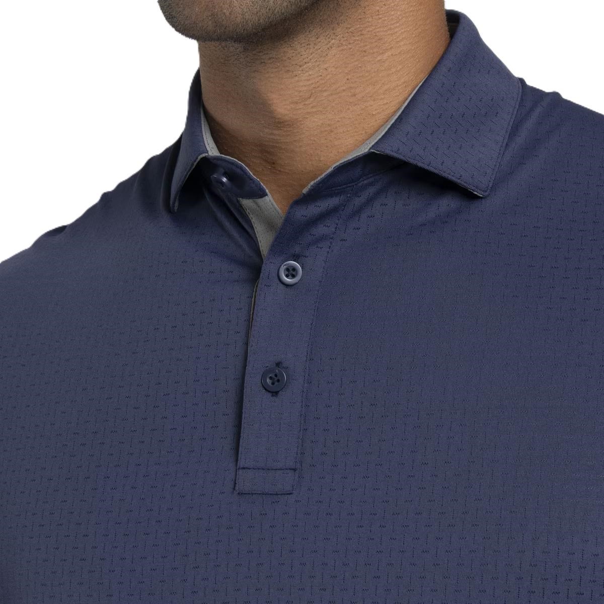KJUS Savin Structure pánské polo, atlanta blue