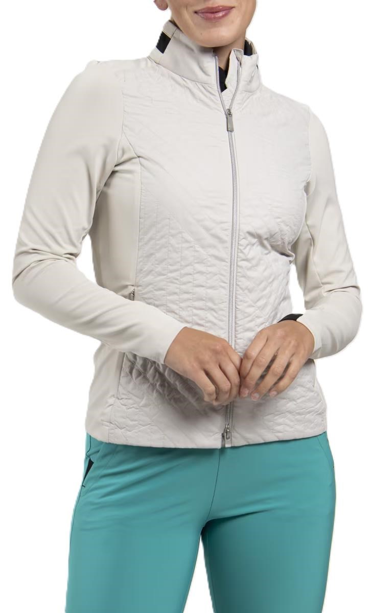 KJUS Retention dámská bunda, oyster/black