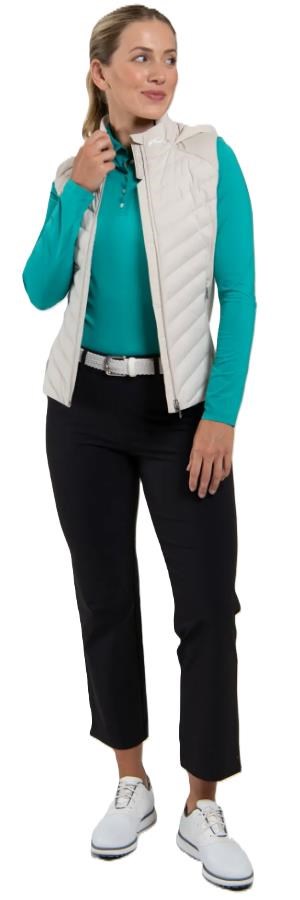 KJUS Sundance Hooded Gilet dámská vesta, oyster