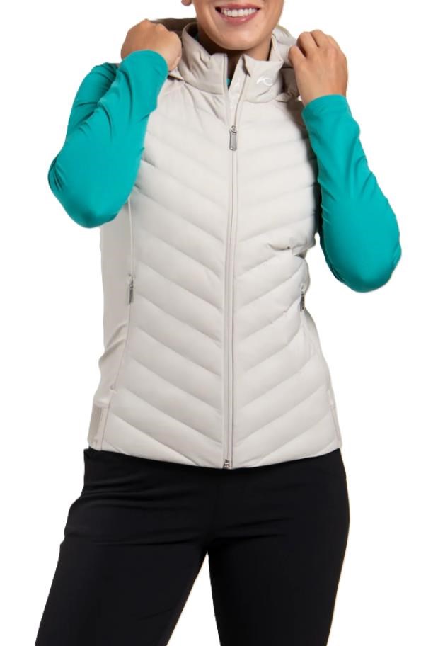 KJUS Sundance Hooded Gilet dámská vesta, oyster
