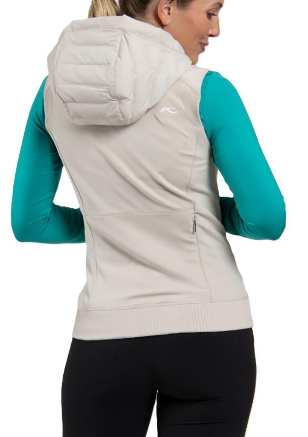 KJUS Sundance Hooded Gilet dámská vesta, oyster