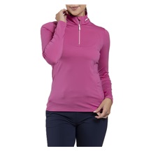 KJUS Collagen Midlayer Half-Zip dámská mikina, peony
