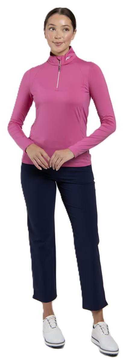 KJUS Collagen Midlayer Half-Zip dámská mikina, peony