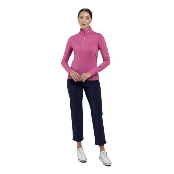 KJUS Collagen Midlayer Half-Zip dámská mikina, peony