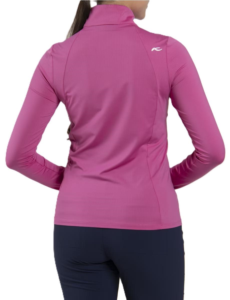 KJUS Collagen Midlayer Half-Zip dámská mikina, peony