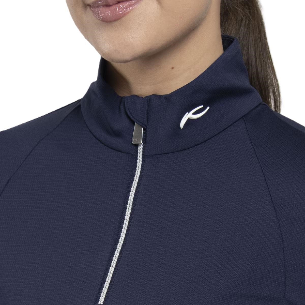 KJUS Collagen Midlayer Half-Zip dámská mikina, atlanta blue