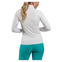 KJUS Sunshine Printed Half-Zip dámská mikina, oyster/white