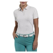 KJUS Enya Printed dámské polo, oyster/white