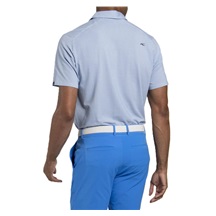 KJUS Hollow Pima Print pánské polo, white/catamaran