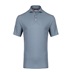 KJUS Hollow Pima Print pánské polo, riverbank/white