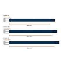 KJUS Classic Web Wide opasek unisex, bílý