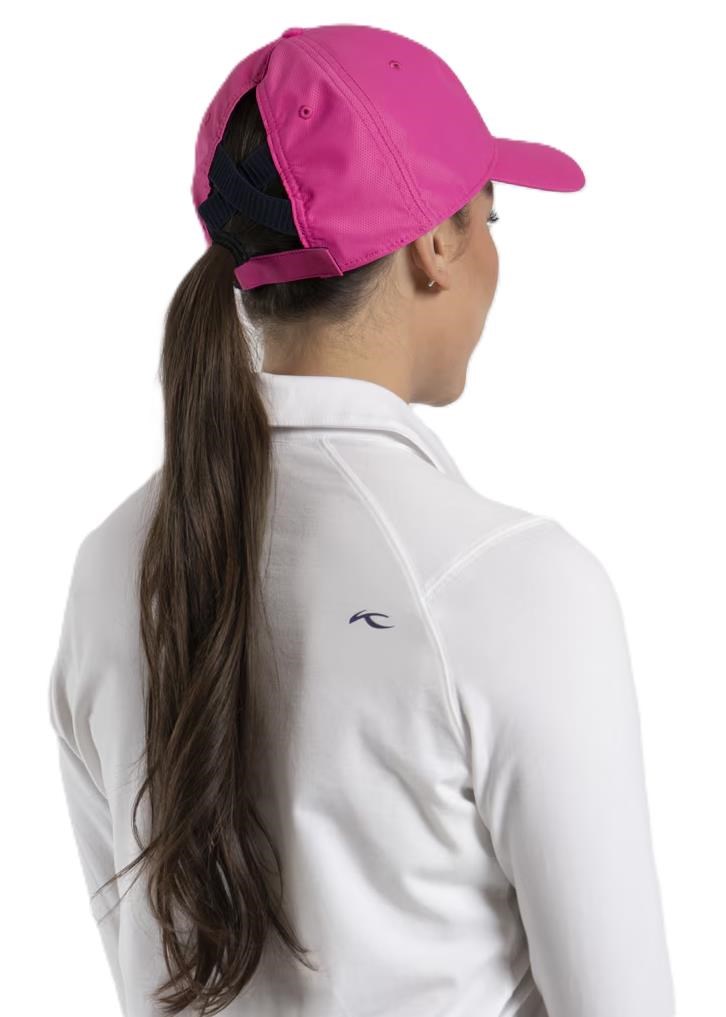 KJUS Women Dual Ponytail dámská kšiltovka, peony/atlanta blue