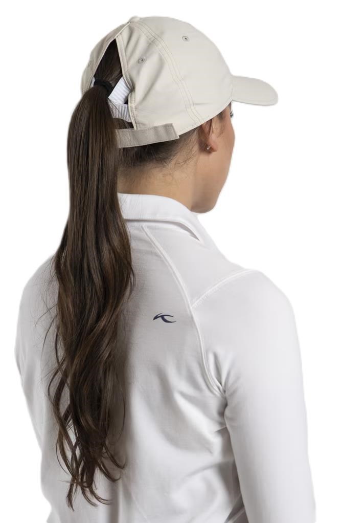KJUS Women Dual Ponytail dámská kšiltovka, oyster