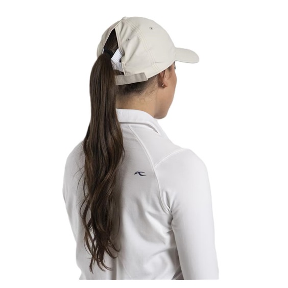 KJUS Women Dual Ponytail dámská kšiltovka, oyster