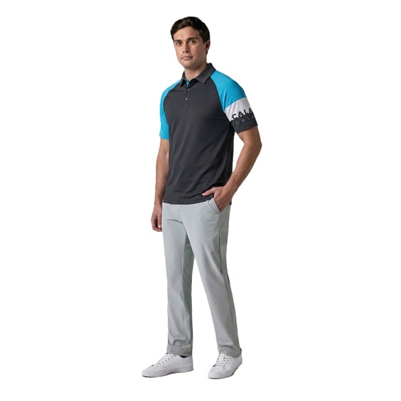Callaway Modern Traveler Premium Mixed Texture pánské polo, anthracite