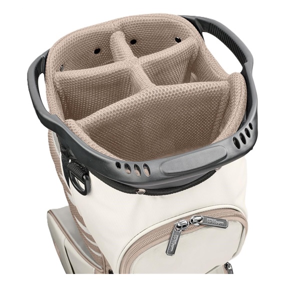 Wilson Aurora stand bag, bílo/béžový