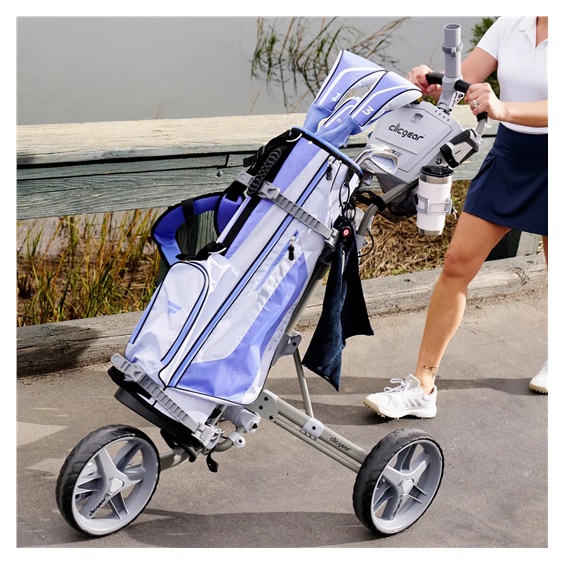 Clicgear 4.5 manuální vozík, tmavě modrý