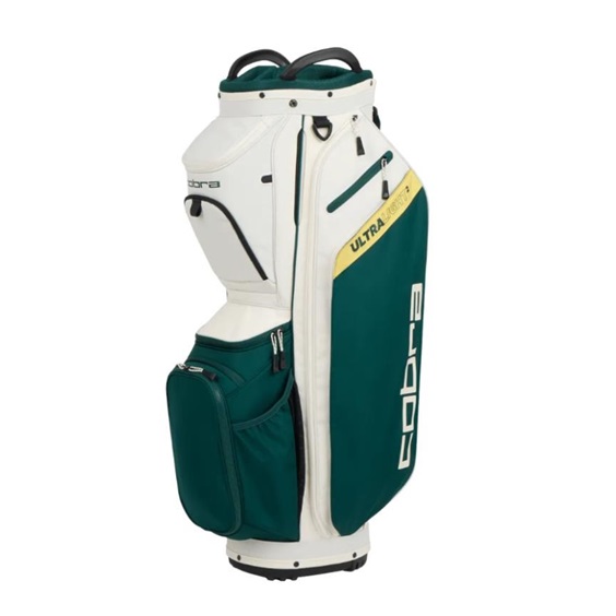 Cobra Ultralight 2 Cart Bag, sugared almond/dark myrtle/sunny yellow