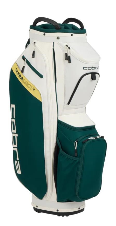 Cobra Ultralight 2 Cart Bag, sugared almond/dark myrtle/sunny yellow
