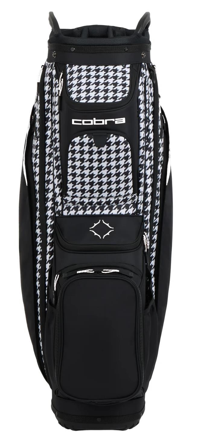 Cobra Ultralight 2 cart bag, houndstooth/melted carmel